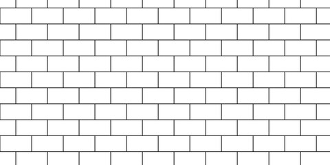 Fototapeta premium Pavement overlay masonry seamless mosaic stone concrete wall surface tiles. subway vector block rock white brick wall texture background. 