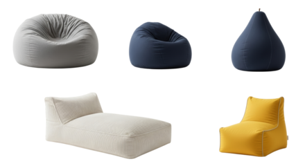 Collection of Stylish and Comfortable Bean Bag Chairs in Varied Designs