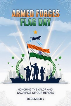 Indian armed forces flag day honoring valor and sacrifice of heroes