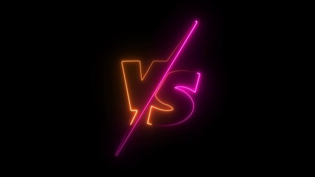 VS versus bars neon animated versus vs bars neon, VS versus bars neon animation on background VS versus bars neon animated, VS versus bars neon animated versus vs bars black screen.