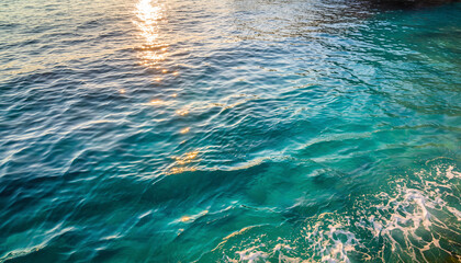 Tropical Ocean Wave Surface