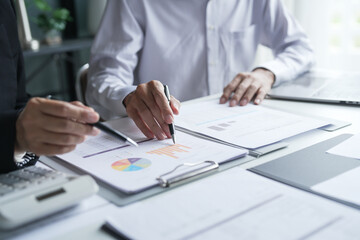 Business People Meeting Design Ideas professional investor working new start up project. Concept. business planning in office