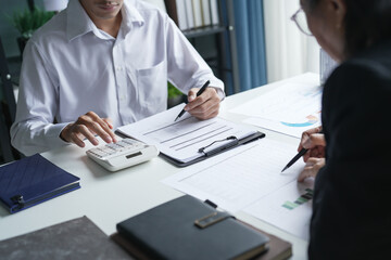 Business People Meeting Design Ideas professional investor working new start up project. Concept. business planning in office