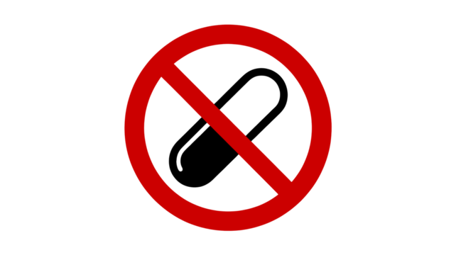 Restrictions symbolized by a red prohibition sign, indicating limitations, denials, or warnings, perfect for regulations, safety, and access control needs
