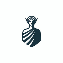 Lady of Greek Athena Logo