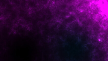 abstract glittering particles and dark nebula and gas cloud background.