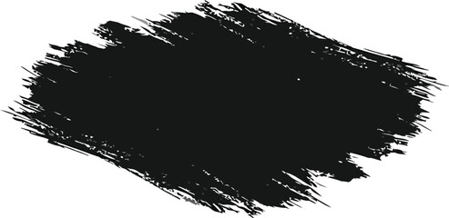 Black set paint, ink brush, brush strokes, brushes, lines, frames, box, grungy. Grungy brushes collection. Brush stroke paint boxes on white background