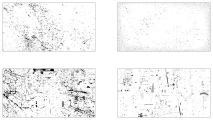 Simply Place illustration over any Object to Create grungy Effect, abstract, splattered , dirty, texture for your design. vector
