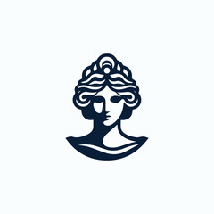 Olympian Aphrodite Goddess Logo