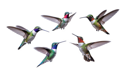 Fototapeta premium Collection of Birds Flying Together