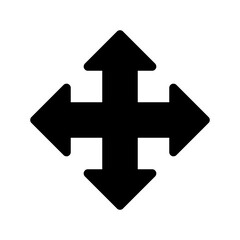 Fototapeta premium Drag Icon Vector Symbol Design Illustration