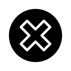 Fototapeta premium Close Icon Vector Symbol Design Illustration