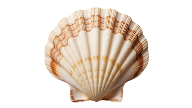 A single scallop reveals beauty