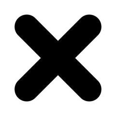 Fototapeta premium Cross Icon Vector Symbol Design Illustration