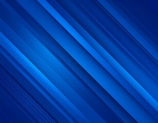 Gradient blue diagonal stripes, abstract layered design background