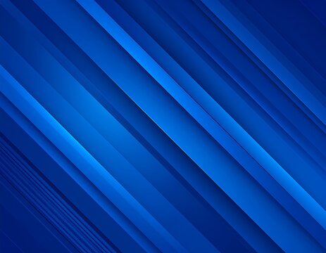 Gradient blue diagonal stripes, abstract layered design background