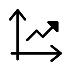 Chart Icon Vector Symbol Design Illustration