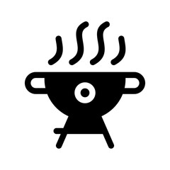 Grill Icon Vector Symbol Design Illustration