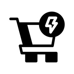 Flash Sale Icon Vector Symbol Design Illustration