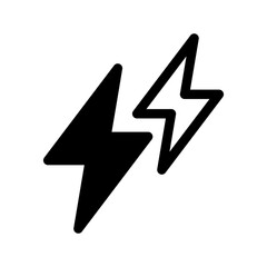 Electricity Icon Vector Symbol Design Illustration