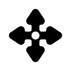 Expand Proportionally Icon Vector Symbol Design Illustration