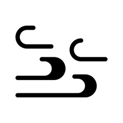 Fototapeta premium Wind Blow Icon Vector Symbol Design Illustration