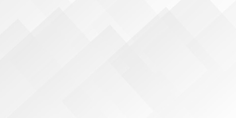 Abstract tech gradient white, gray creative triangle geometric technology space rectangle randomly arranged white line background. minimal paper web overlap presentation design.	