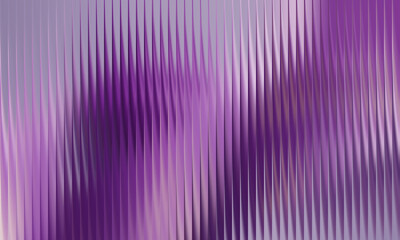 Abstract purple and white vertical ribbed glass texture background 1