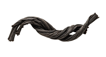 Twisted Dark Rope Abstract Texture Background.