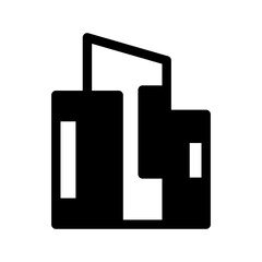 Building Icon Vector Symbol Design Illustration