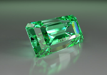 A beautiful emerald