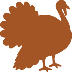unique Turkey vector icon 