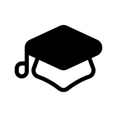 Mortar Board Icon Vector Symbol Design Illustration