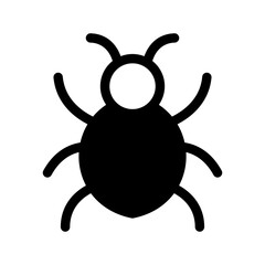Bug Icon Vector Symbol Design Illustration