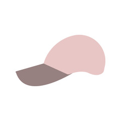 Pink Baseball Cap with Dark Gray Visor A Casual Headwear Choice for Style and Sun Protection