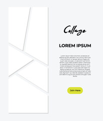 Comic Frame Photo Collage Template for Creative Poster Design