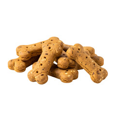 Crunchy bone shaped dog treats for happy pets