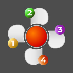 infographic structure elements for presentation activities