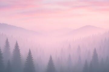 sunrise in the mountains