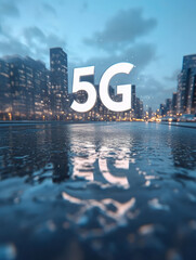5G communication technology and smart city interconnectivity concepts