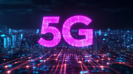 5G Communication Technology Interconnectivity Technology Theme Background