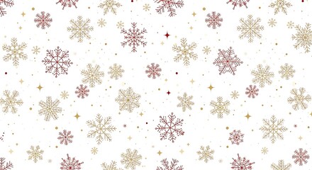 A seamless repeating Christmas pattern