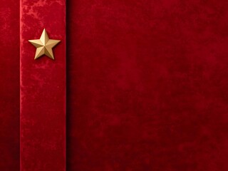 Deep crimson velvet panel, clean premium holiday texture