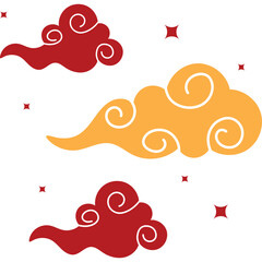 Chinese Clouds Illustration