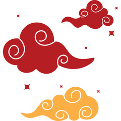 Chinese Clouds Illustration