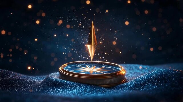 A magic compass pointing to another realm
