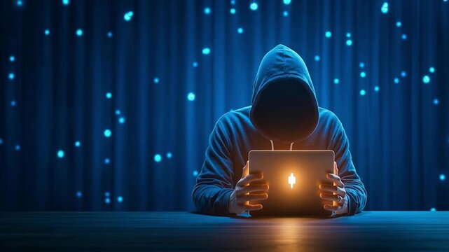 A hacker masking location through the deep web