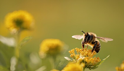  Bee Busy Gathering Nectar