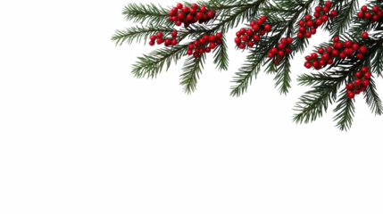 Christmas berry decoration sparkle with holly trim and magical festive cheer in colourful glow with three-dimensional, pop, christmas