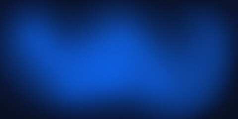 Dark blue gradient background with grainy noise.